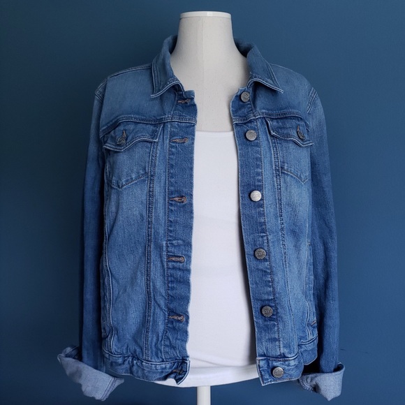 loft modern denim jacket